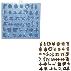 Silicone Alphabet Resin Mold Letter Number Silicone Mold Epoxy Resin Casting Mold for Jewelry and Keychain Making
