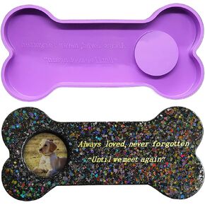 قوالب سيليكون لشاهد القبر التذكاري للكلاب، قوالب راتنج ايبوكسي، قوالب راتنج سيليكون لصب اشكال عظام الكلب، قوالب بارا الراتنج التي تصنعها بنفسك كاطار صور وحامل شموع in Kuwait