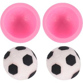 ONNPNN قطعتين من قالب السيليكون لكرة القدم، قوالب الشوكولاتة على شكل كرة القدم، أدوات تزيين الكيك على شكل كرة القدم DIY، قوالب شموع الصابون اللطيفة، لتزيين حلوى الفوندان والإيبوكسي هدية حفلة عيد الميلاد in Kuwait