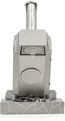 Metal Earth Fascinations Marvel Mjolnir Thor's Hammer 3D Metal Model Kit Bundle with Tweezers in Saudi Arabia