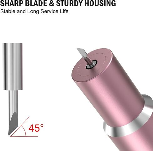 Likart Deep Point Blade + Housing, Black,60° Cutting Angle,Bold Tip Blade in Kuwait