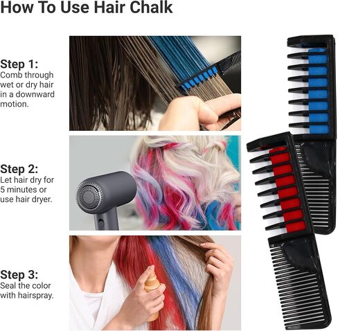 Mosaiz Face Makeup, Face Paint Kit, Halloween and Purim Makeup Palette, Facepaint Set, Face Painting Kit for Kids Party of 16 colors, 2 Metallic Silver and Gold, 3 Brushes 100 Stencils, 2 Hair Chalks in Kuwait