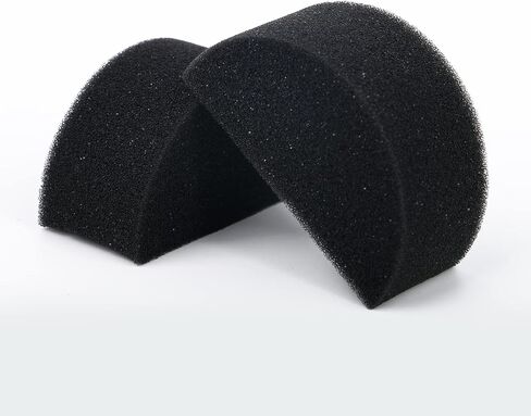 إسفنجة طلاء الوجه من بوويتزكي، إسفنجة طلاء الوجه نصف قمر سوداء عالية 12 قطعة للأعمال الفنية وطلاء الجسم (24 قطعة) in Kuwait