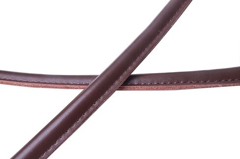 Wento Pair 20'' Genuine Leather Purses Straps with Ear Shape End,Punch Hole Ready,Real Leather Bag Handles,Replacement Purse Straps,Handbag Bag Wallet Straps WT0003 (20, Beige) in Kuwait