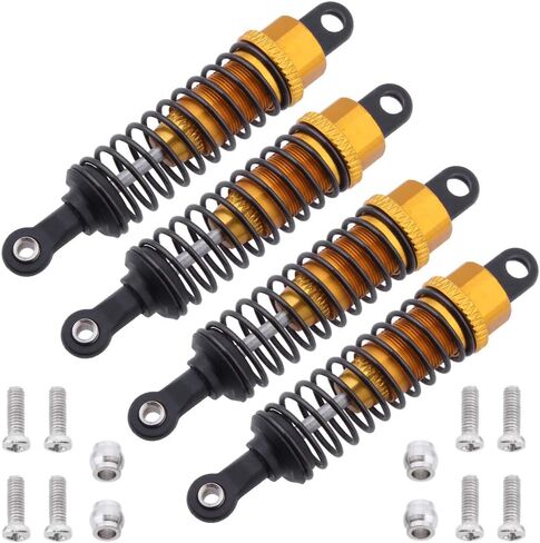 هوبي بارك ممتص صدمات من الالومنيوم M602 23602 قطع غيار مطورة لسيتريك هيموتو 1/18 E18XBL سبينو باجي E18 E18MTL ماستادون (عبوة من 4 قطع) in Kuwait