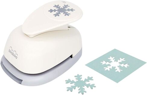 Bira Craft 1.5 inch Snowflake Punch, Christmas Punch, Lever Action Craft Punch for Paper Crafting Scrapbooking in Saudi Arabia