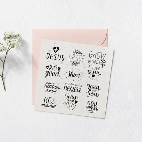 Easter Egg Balloons Clear Stamps for Card Making Decoration and Scrapbooking Supplies, Happy Easter Words Transparent Rubber Stamps for Paper Card Photo Album Crafting Supplies in Kuwait