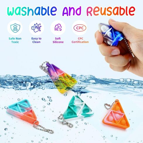 مجموعة من 32 قطعة من العاب فيدجيت للاطفال من دودولول، سلسلة مفاتيح صغيرة الحجم لحفلات اعياد الميلاد للاطفال بعمر 4-8 و8-12 سنة، جوائز للصف الدراسي in Kuwait