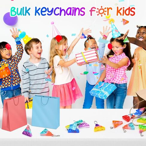 مجموعة من 32 قطعة من العاب فيدجيت للاطفال من دودولول، سلسلة مفاتيح صغيرة الحجم لحفلات اعياد الميلاد للاطفال بعمر 4-8 و8-12 سنة، جوائز للصف الدراسي in Kuwait