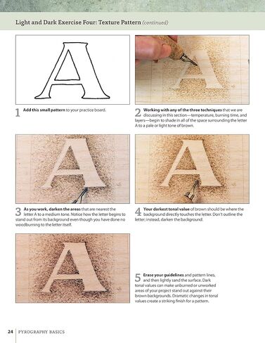 Pyrography Basics: Techniques and Exercises for Beginners (Design Originals) Patterns for Woodburning with Skill-Building Step-by-Step Instructions and Advice from Lora Irish on Texture and Layering in Saudi Arabia