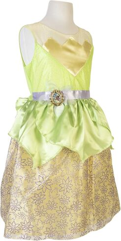 Disney Princess Tiana Dress Costume for Girls, Perfect for Party, Halloween Or Pretend Play Dress Up, 4-6X in Saudi Arabia