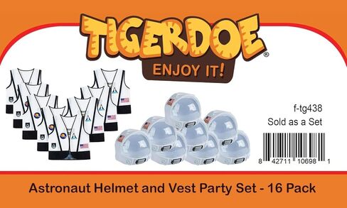 Tigerdoe - Astronaut Vests, Helmets and Astronaut Party Favors - Outer Space Party - NASA Party (Astronaut Vests and Helmets) in Kuwait