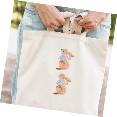 INOOMP 5pcs Patch Bunny Craft for Easter or Applique Lovely Jackets Clothing Ironing Creative Mens Sewing Appliques Iron- Unique Sew Iron Bags Accessories Embroidery Dress Rabbit Toddler in Saudi Arabia