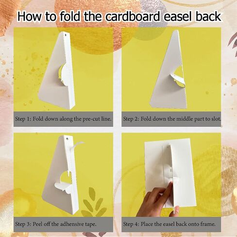 60 Pack 5 Inch Self Stick Cardboard Easel Backs in Kuwait