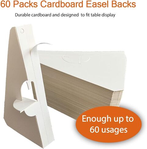 60 Pack 5 Inch Self Stick Cardboard Easel Backs in Kuwait