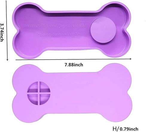 قوالب سيليكون لشاهد القبر التذكاري للكلاب، قوالب راتنج ايبوكسي، قوالب راتنج سيليكون لصب اشكال عظام الكلب، قوالب بارا الراتنج التي تصنعها بنفسك كاطار صور وحامل شموع in Kuwait