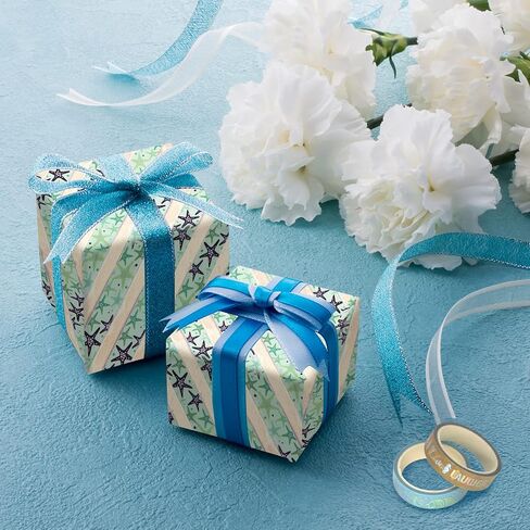 NANYNNU Mermaid Washi Tape Set 12 Rolls - Silver Foil Ocean Washi Masking Tape, Fish Scales Decorative Adhesive for Scrapbooking, Bullet Journals, Kids School Supplies in Kuwait