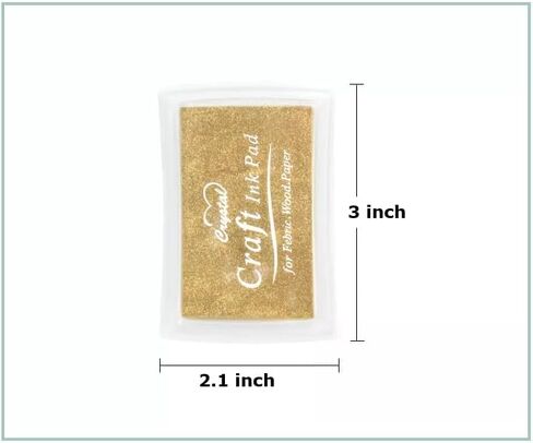 Veltec 15 Colors Craft Ink Pads DIY for Stamps, Papers and Wood Projects (Pack of 15) in Saudi Arabia