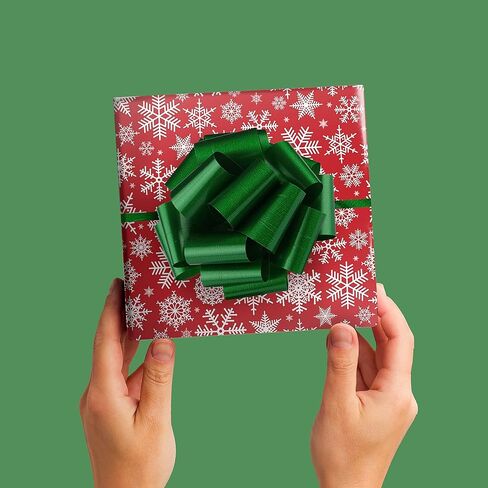 Goldie Days Christmas Pull Bows for Gift Wrapping, 25Pcs, 4.5" Wide, Vibrant Ribbon Bows for Presents, Holiday Décor, & Birthdays - Quick Set-Up for Baskets, Wine Bottles & Christmas Tree Decorations in Kuwait