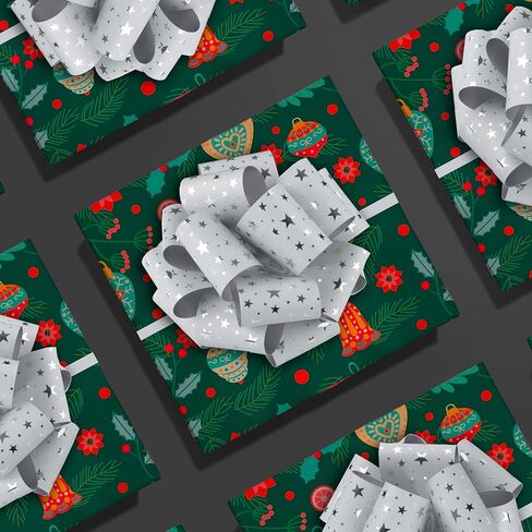 Goldie Days Christmas Pull Bows for Gift Wrapping, 25Pcs, 4.5" Wide, Vibrant Ribbon Bows for Presents, Holiday Décor, & Birthdays - Quick Set-Up for Baskets, Wine Bottles & Christmas Tree Decorations in Kuwait