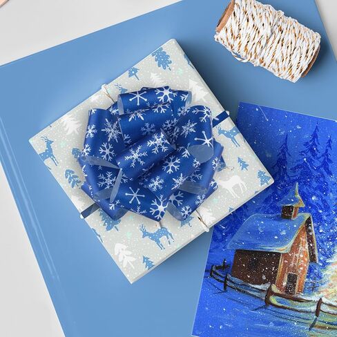 Goldie Days Christmas Pull Bows for Gift Wrapping, 25Pcs, 4.5" Wide, Vibrant Ribbon Bows for Presents, Holiday Décor, & Birthdays - Quick Set-Up for Baskets, Wine Bottles & Christmas Tree Decorations in Kuwait