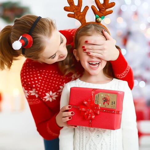 240pcs Christmas Gift Tags Stickers 2"x 3" Kraft Paper Self Adhesive to and from Name Tags for Christmas Presents Vintage Holiday Label Stickers in Kuwait