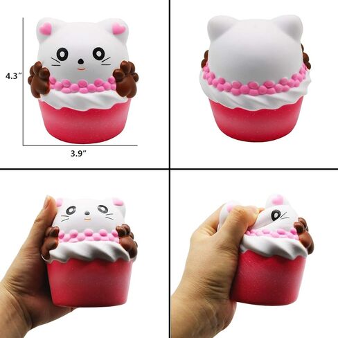 6 قطع من ألعاب السكويشيز من كوريلاف، مجموعة إسفنجية كبيرة الحجم بطيئة الارتفاع، كب كيك، كعكة يونيكورن، دونات، قطة للأطفال هدية تخزين، هدايا الحفلات، صندوق كنز جائزة الفصل الدراسي in Kuwait