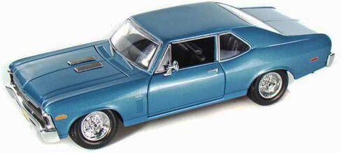 Maisto 1970 Chevrolet Nova SS Coupe Hard Top, Blue 31262-1/24 Scale Diecast Model Toy Car in Saudi Arabia