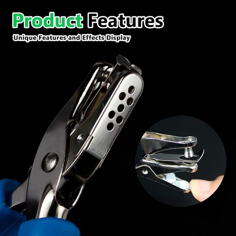 6 قطع ثقب ثقب معدني محمول باليد، فتحة دائرية 6 مم كماشة ثقب ثقب ورق مع قبضة ناعمة للحرف الورقية، وبطاقات المعايدة، وسجلات القصاصات، أزرق وردي أخضر، اثنان لكل منهما in Kuwait