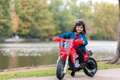دراجة هوندا CRF250R الترابية 185 من بيست رايد أون كارز، تعمل ببطارية 6 فولت، أحمر، كبير in Kuwait