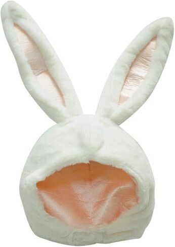 LINBVOFA Bunny Hat Cute Rabbit Ears Costume Funny Party Plush Hood in Saudi Arabia