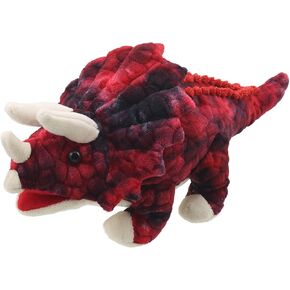 The Puppet Company - Baby Triceratops Toy - Red in Saudi Arabia
