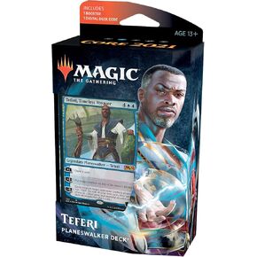 Magic: The Gathering Teferi Timeless Voyager Planeswalker Deck | Core Set 2021 (M21) | 60 Card Starter Deck in Kuwait