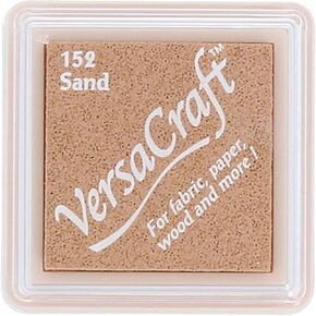 Tsukineko Small Size VersaCraft Fabric and Home Decor Crafting Pigment Inkpad, Poppy Red in Kuwait