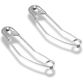 1-1/10 Inch / 28mm Curved Safety Pins,120 PCS Quilting Basting Pins,Size 0 Fastening Pins Nickel-Plated Steel for for Sewing, Quilting, Crafts, Jewelry making and DIY projects. in Saudi Arabia