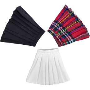 3pcs/lot Doll Clothes for 11.5" Doll Outfits Pleated Skirt Cosplay Students Skirts 1/6 Dolls Accessories (Style B) in Kuwait