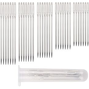 35 Pcs Large Eye Hand Sewing Needles, Assorted Sizes Stitching Needles for Hand Sewing Sharp Embroidery Needles with Storage Case in Kuwait