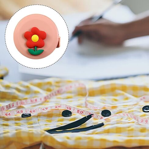 شريط قياس homfanseec قابل للسحب لقياسات الجسم قابل للسحب لخياطة نسيج الجسم وخياطة القماش وحياكة قياسات فقدان الوزن (4 عبوات) in Kuwait