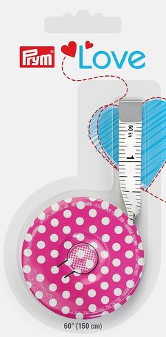 Prym Love Spring Tape Measure, Pink in Saudi Arabia
