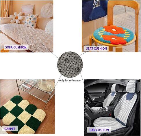 Non-slip Tufting Cloth Thick Backing Fabric, 2mm Thick (More Wear-resistant & Tear-resistant & Durable) Perfect Rug Backing Fabric & Rug Making Supplies (71 x 118 Inch) in Saudi Arabia