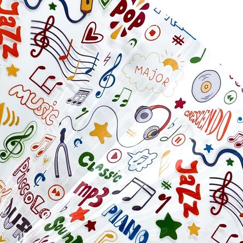 ONEART | 12"×54" Cute Art Style Clear Jelly Vinyl Star Printed Transparent TPU Leather Fabric for Handbags Crafts in Saudi Arabia