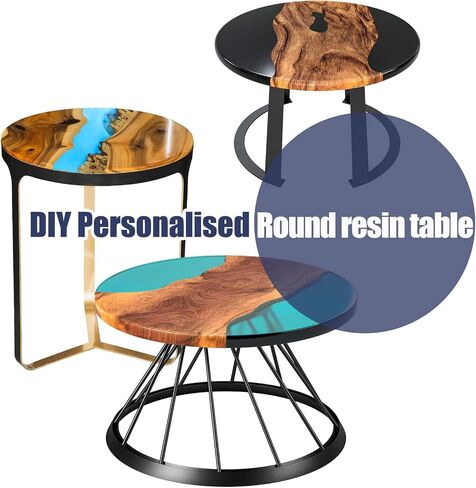 Cunhill Extra Large Resin Table Mold, White, 14.6 x 14.6 x 2 Inches, Silicone Epoxy, Ideal for DIY Home Decoration, Charcuterie Board, Cutting Board in Saudi Arabia