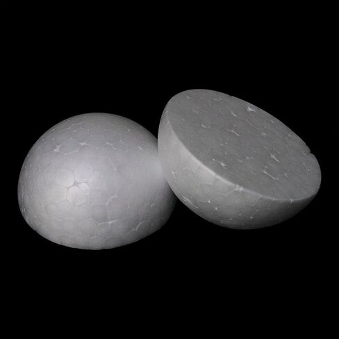 WHYHKJ 15PCS White Foam Balls Foam Polystyrene Craft Balls Polystyrene Round Balls for Arts & Christmas Ornaments DIY Crafting and Decoration (6PCS 40mm, 5PCS 50mm, 4PCS 60mm) in Saudi Arabia