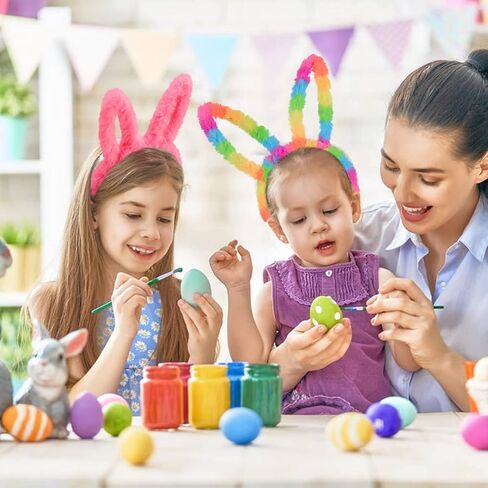 عصابة رأس على شكل أذن أرنب من فيش داون، عصابات رأس من القطيفة على شكل آذان أرنب، عصابة رأس على شكل آذان أرنب منفوش لحفلة عيد الفصح، عصابات رأس للحفلات التنكرية للفتيات والنساء والأطفال، مجموعة من 8 قطع in Kuwait