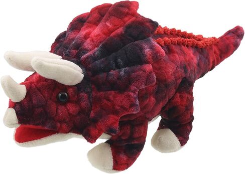 The Puppet Company - Baby Triceratops Toy - Red in Saudi Arabia