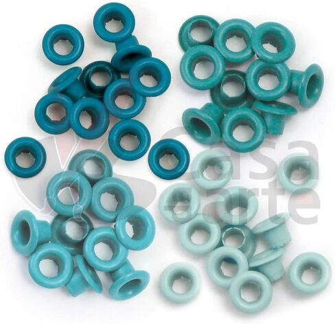 We R Memory Keepers 0633356415770 Eyelets & Washers Crop-A-Dile-Standard-Aqua (60 Piece) in Kuwait