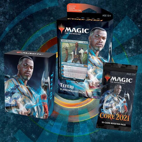 Magic: The Gathering Teferi Timeless Voyager Planeswalker Deck | Core Set 2021 (M21) | 60 Card Starter Deck in Saudi Arabia
