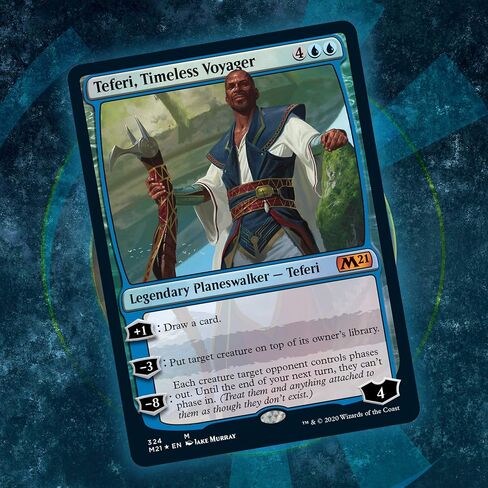 Magic: The Gathering Teferi Timeless Voyager Planeswalker Deck | Core Set 2021 (M21) | 60 Card Starter Deck in Saudi Arabia