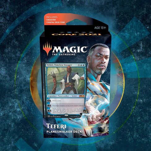Magic: The Gathering Teferi Timeless Voyager Planeswalker Deck | Core Set 2021 (M21) | 60 Card Starter Deck in Saudi Arabia