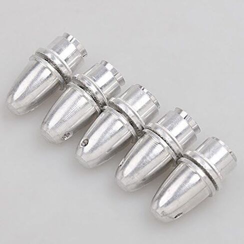 Onkuey 5pcs 3.17mm RC Aluminum Bullet Propeller Adapter Holder for Brushless Motor Prop in Saudi Arabia